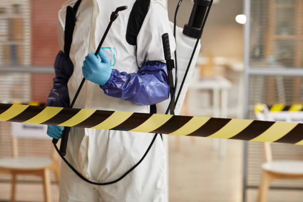Professional Blood Cleanup technician working in Paramus, NJ